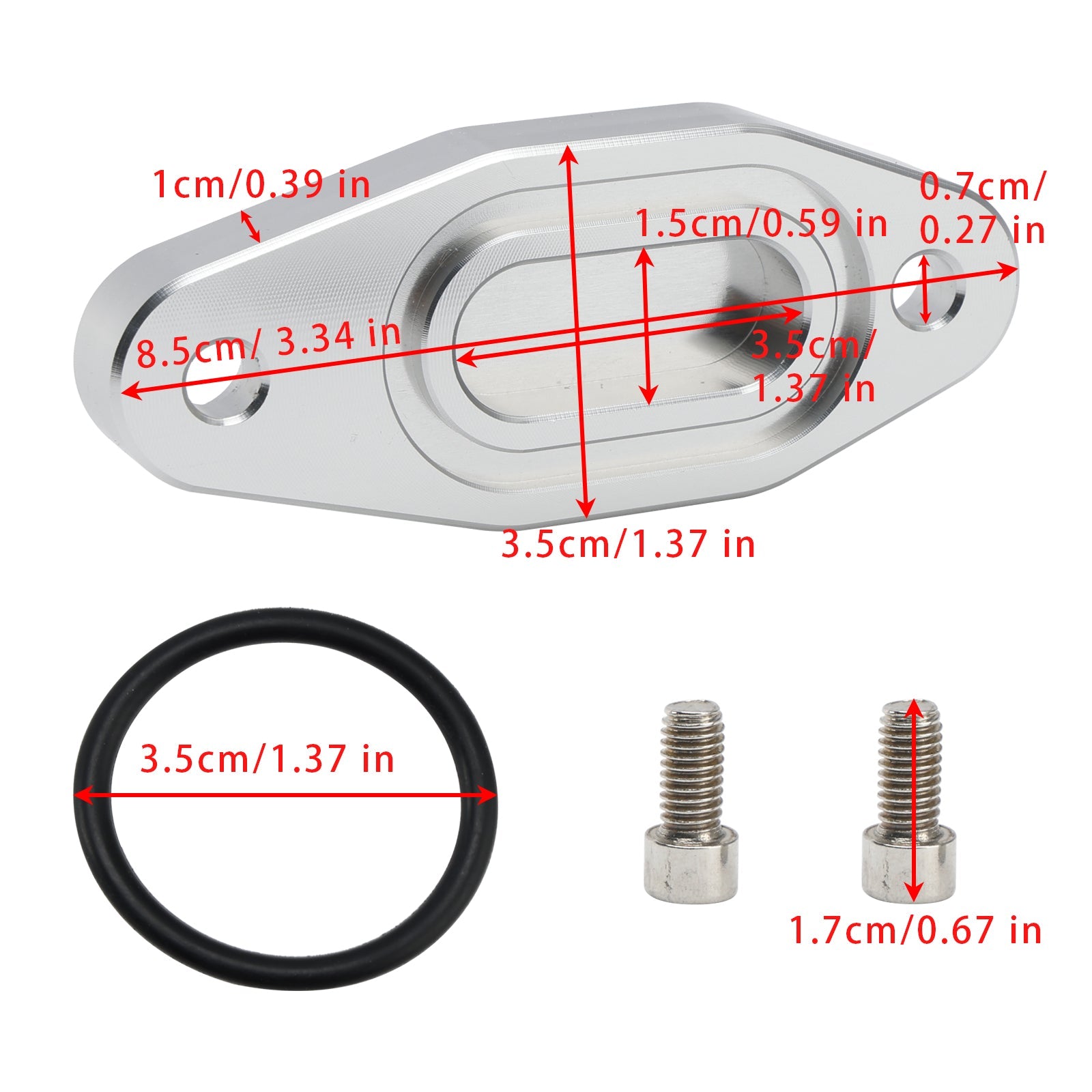 Placa de derivación del enfriador de aceite Gen 5 LT, bloque 5.3L 6.2L LT1 LT4 L83 L86 L87 L84 L8T