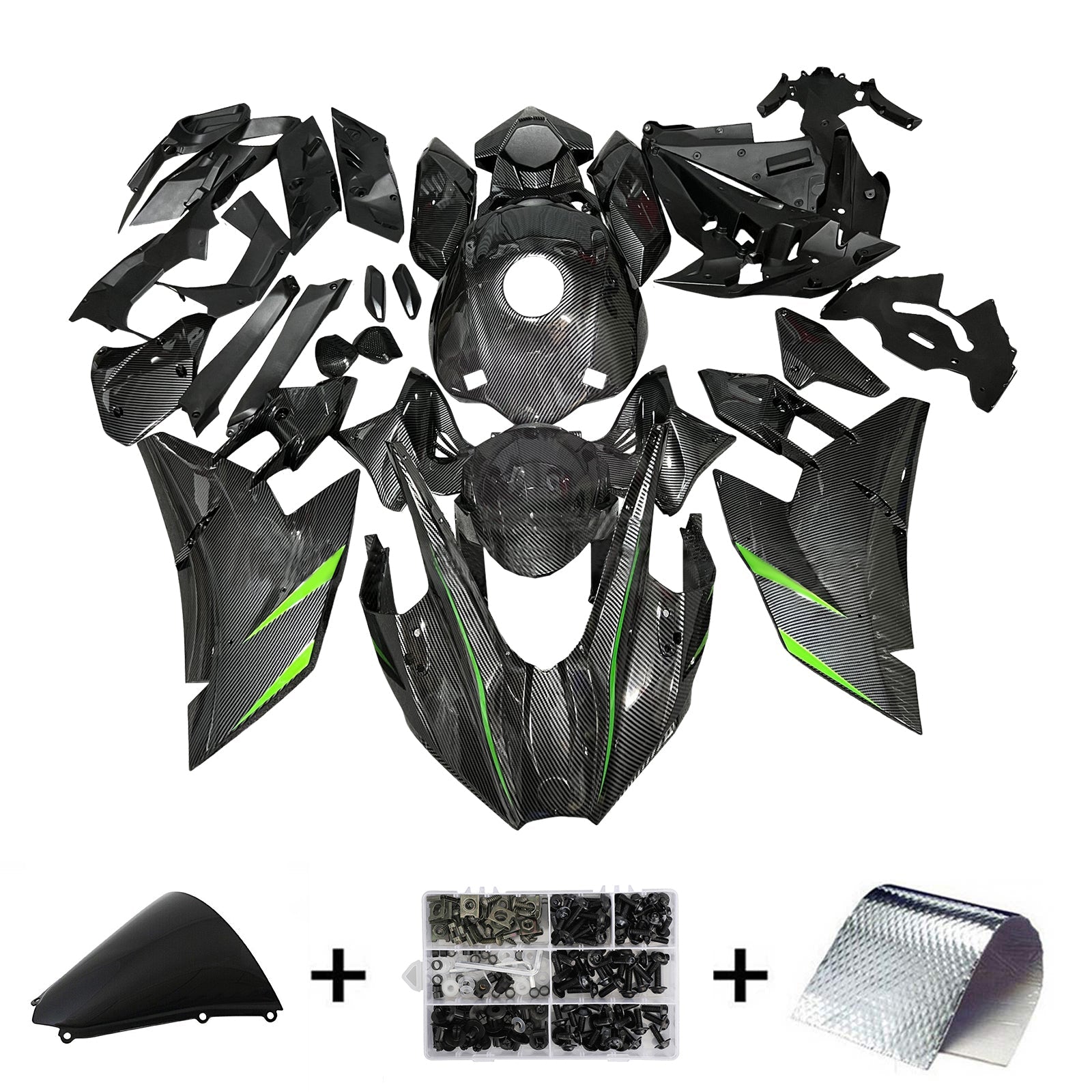 Kit per carenatura per iniezione ABS per Kawasaki Ninja H2 2015-2022