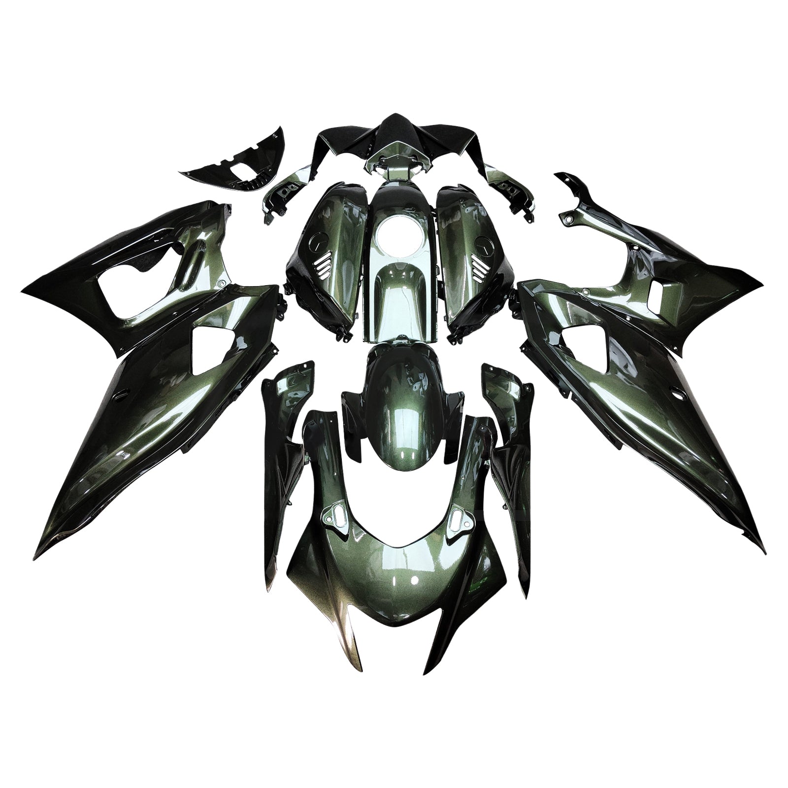 Kit de carénage injecté en plastique ABS pour Yamaha YZF-R7 2021-2025