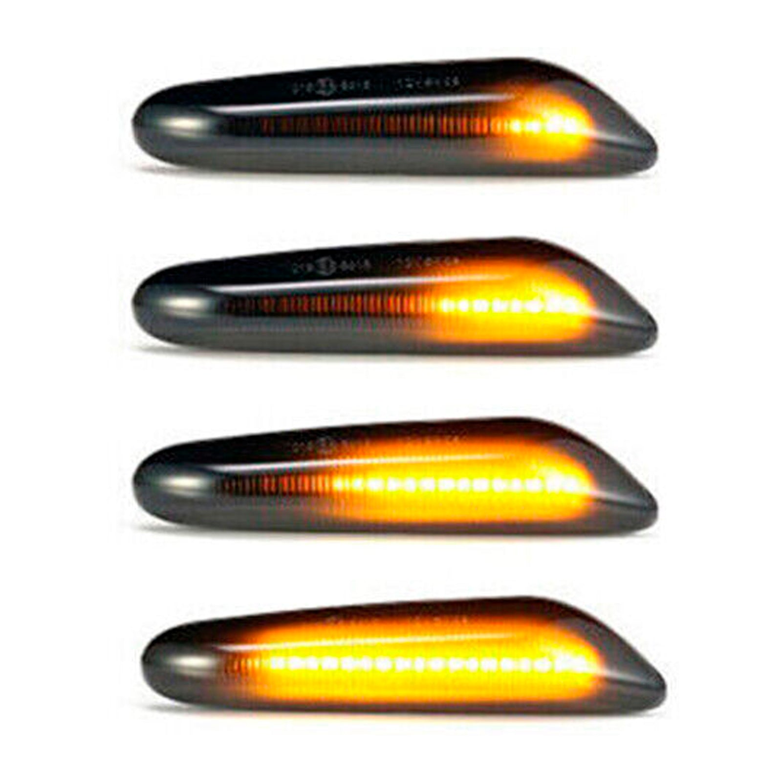 Señal de giro del indicador lateral intermitente secuencial LED para BMW E90 E92 E60 E87 E82