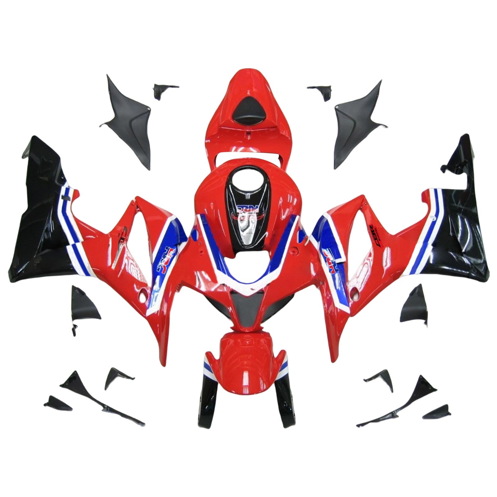 ABS Plastic Kairing Kit voor Honda CBR600R 2007-2008 F5
