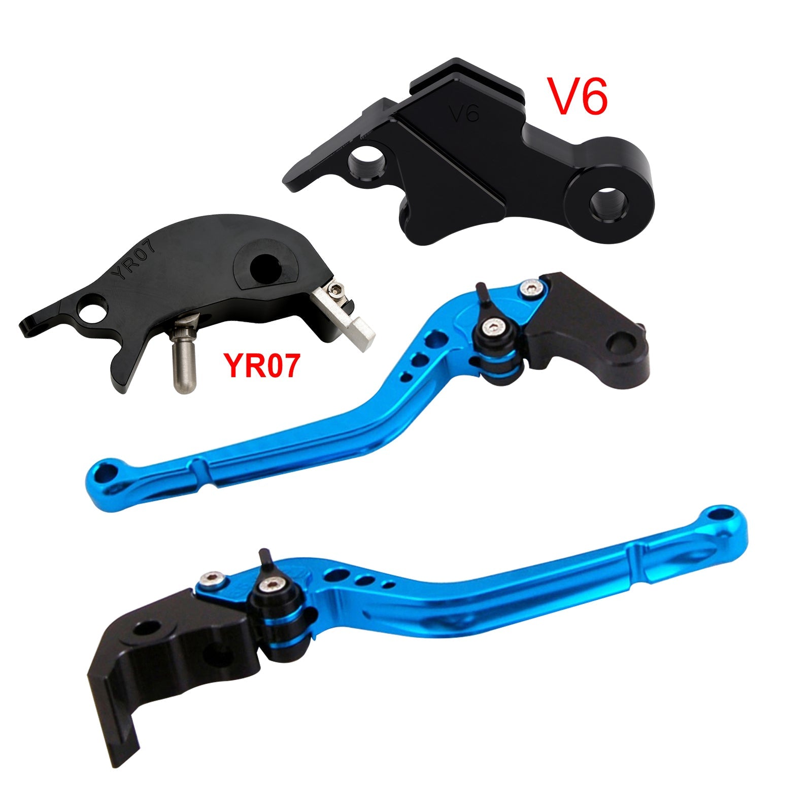 Levier de frein et d'embrayage long compatible avec YAMAHA XSR900 XSR900GP MT-09 MT-09SP 2024-2025