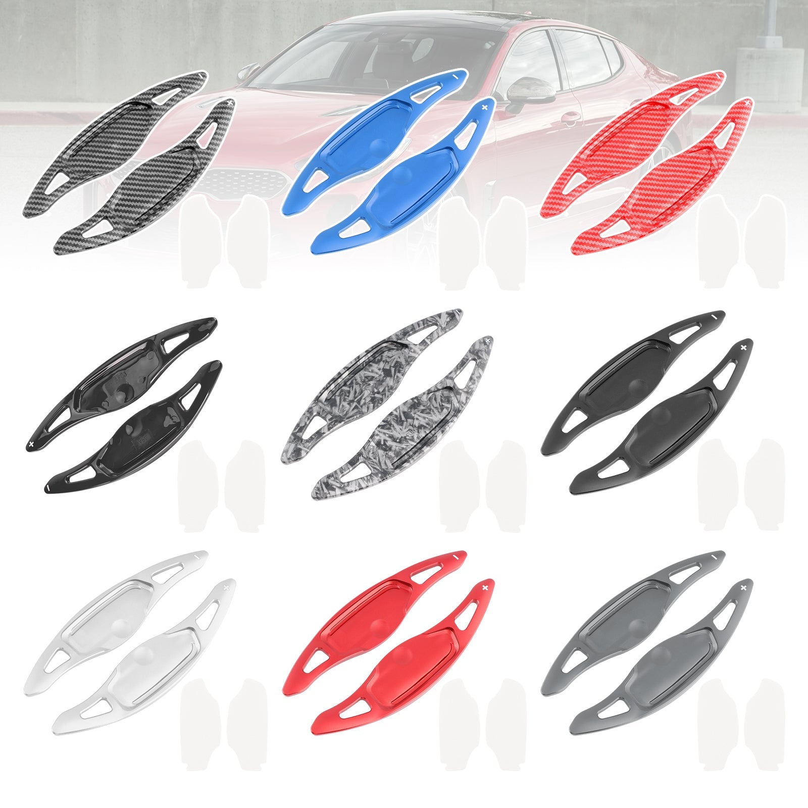 Couvre-palettes de changement de vitesse pour Kia Stinger 2018-2023