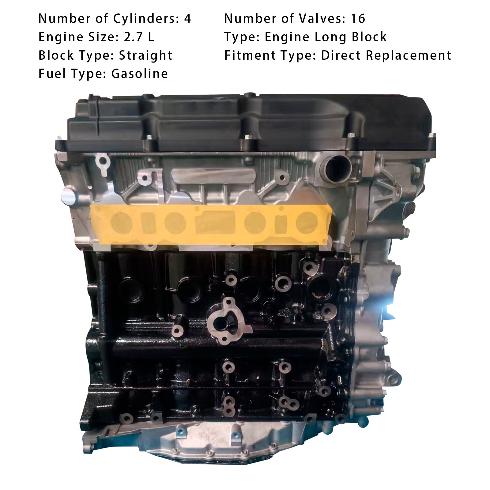 Moteur neuf 2TR-FE 4 cylindres pour Toyota Tacoma 2.7L 05-2015