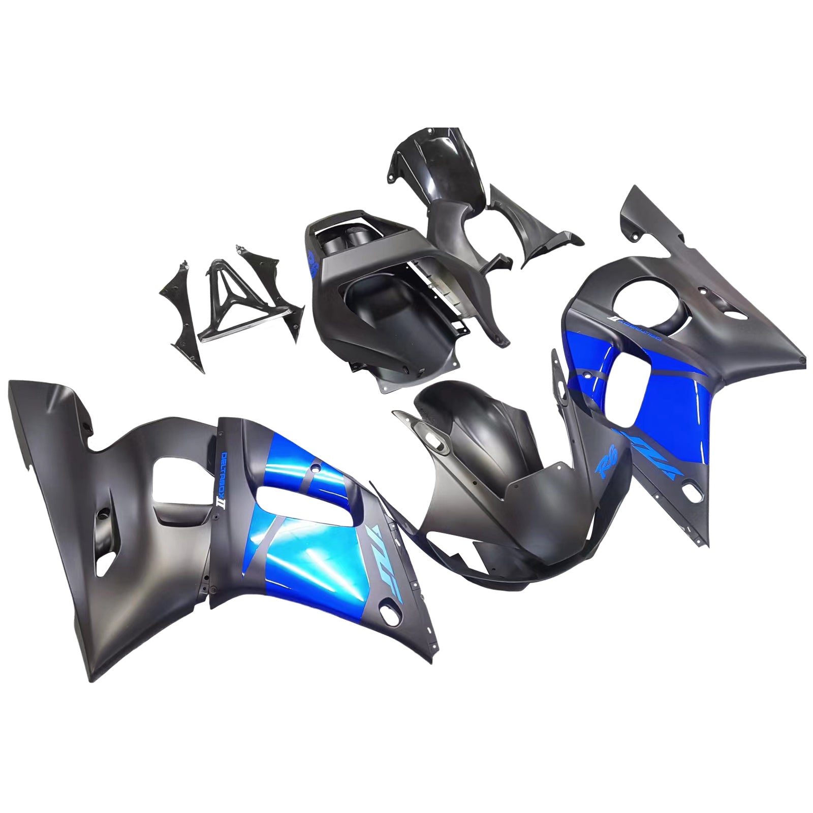 Injekcijski komplet, plastična karoserija ABS za Yamaha YZF 600 R6 1998-2002