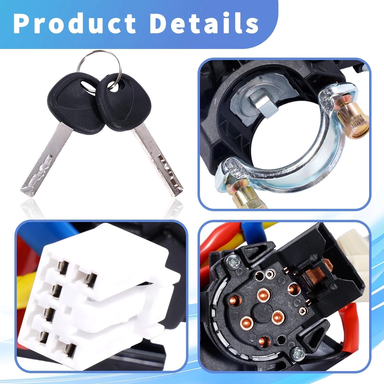 Ensemble de barillet de verrouillage d&#39;allumage pour Hyundai Sonata 2015-2019 81905C2510