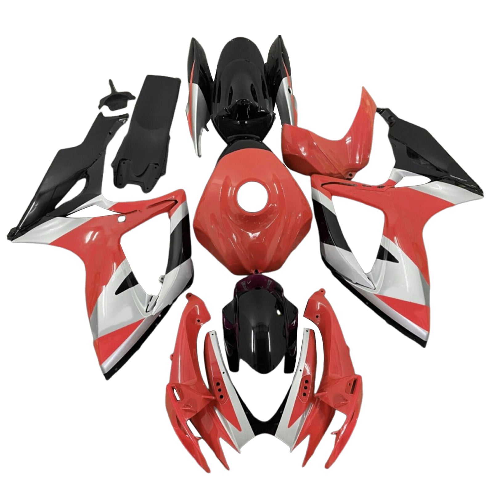 Kit de carénage injecté en plastique ABS pour Suzuki GSXR 600/750 2006-2007 K6