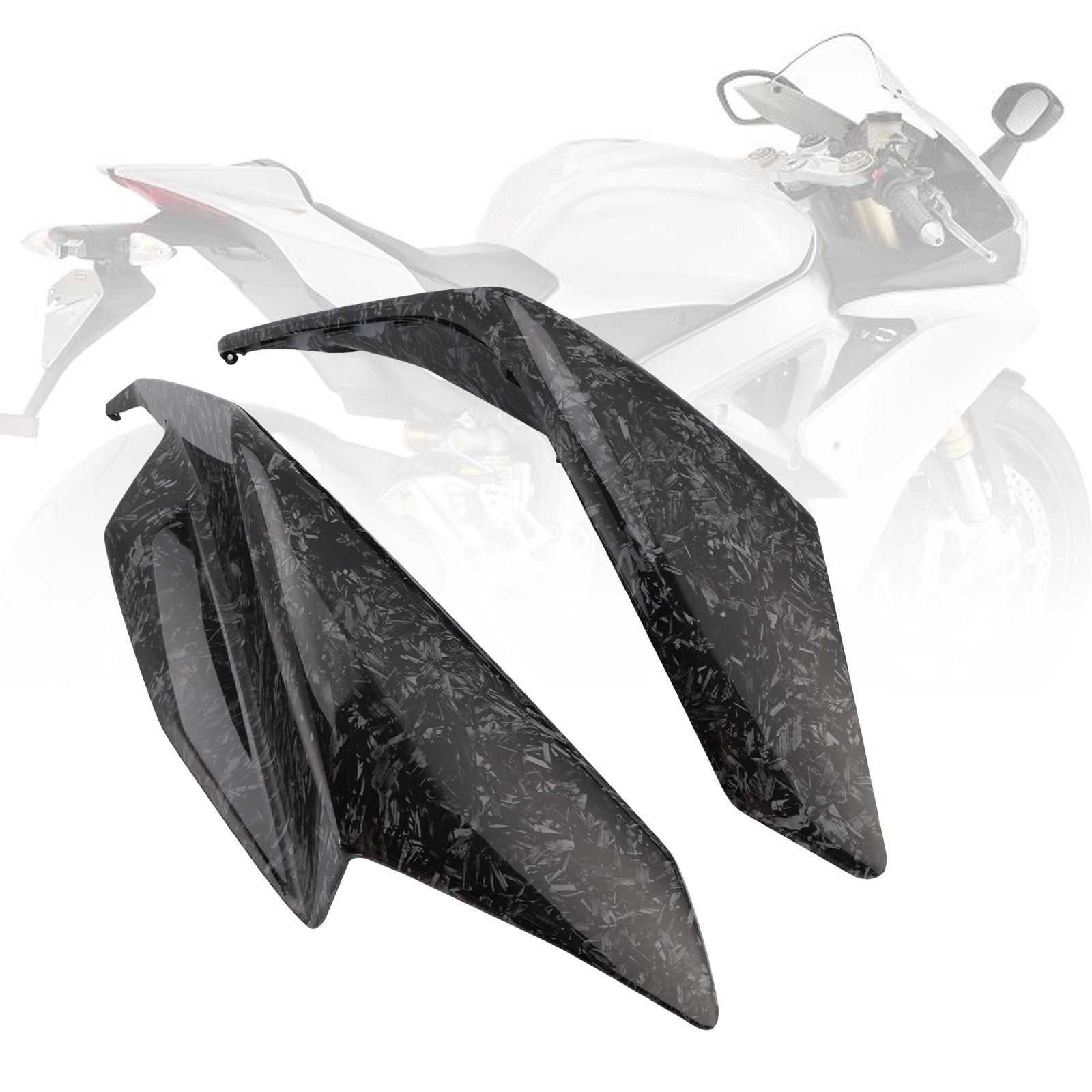 Kit de carénage latéral avec déflecteur d&#39;air et spoiler pour Aprilia RSV4 2021-2024