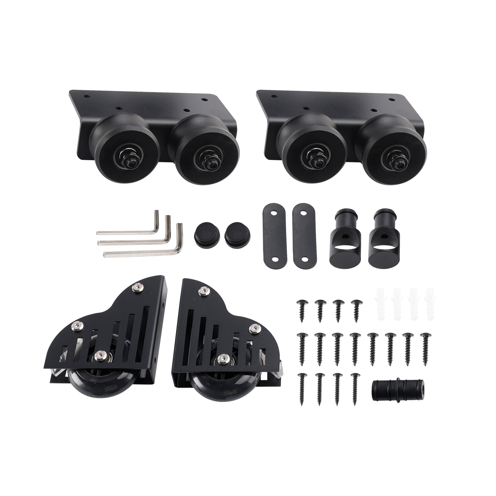 Zestaw Quincaillery do przesuwanej skali biblioteki toczącej się z hamulcem, okrągłe rurkę o 3,3 stóp