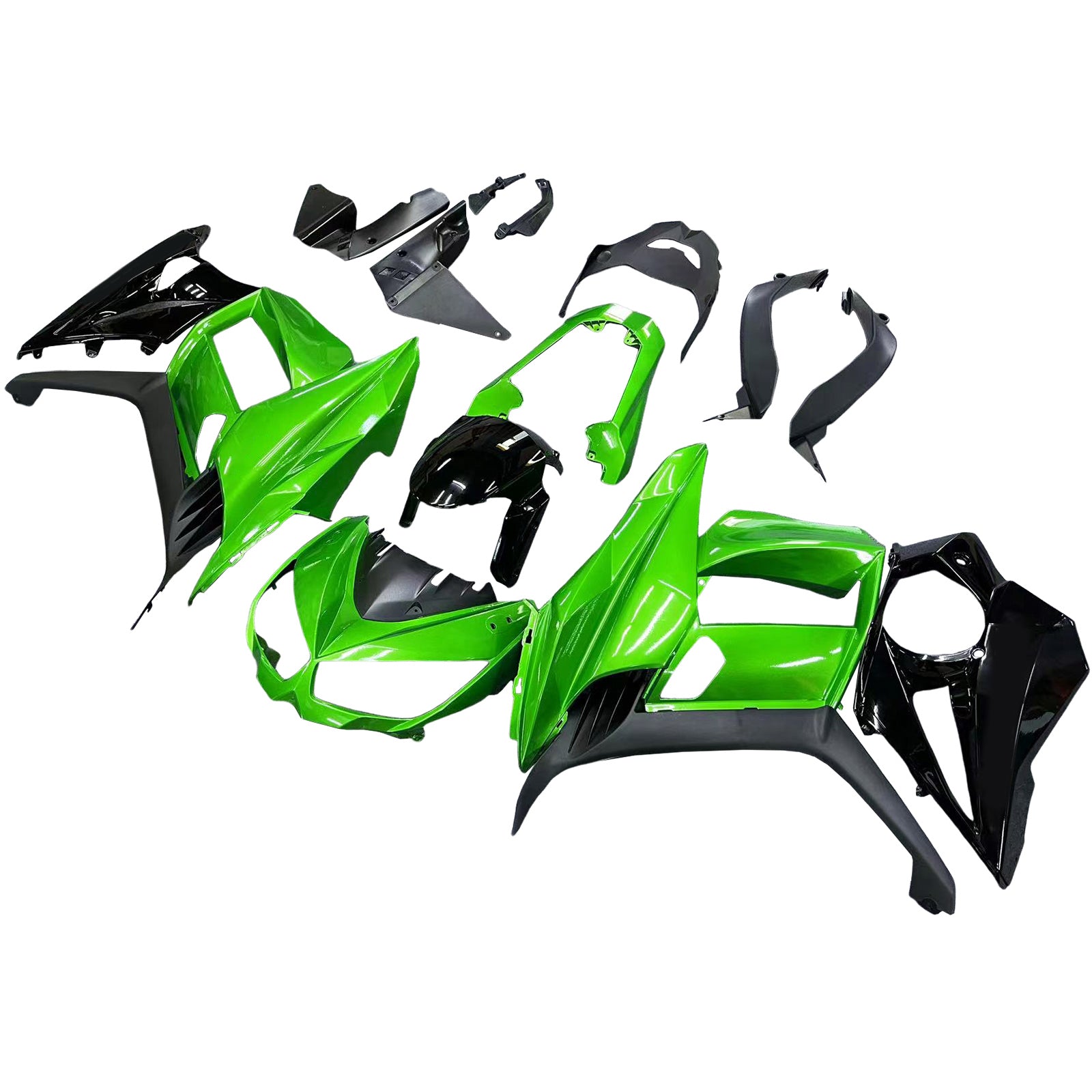 Kit de carénage en plastique ABS injecté compatible avec Kawasaki Z1000SX 2010-2015