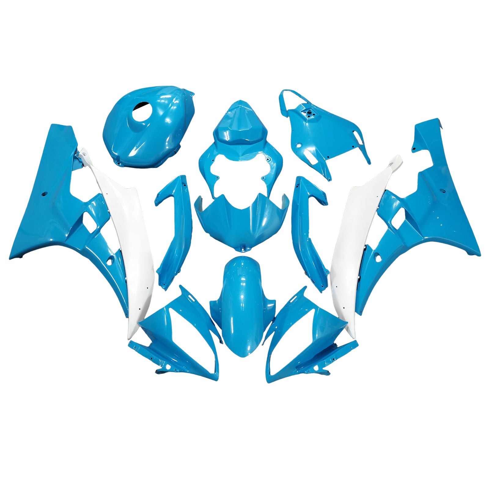 Zestaw owiewek z wtryskiem tworzywa ABS do Yamaha YZFR6 YZF-R6 2006-2007