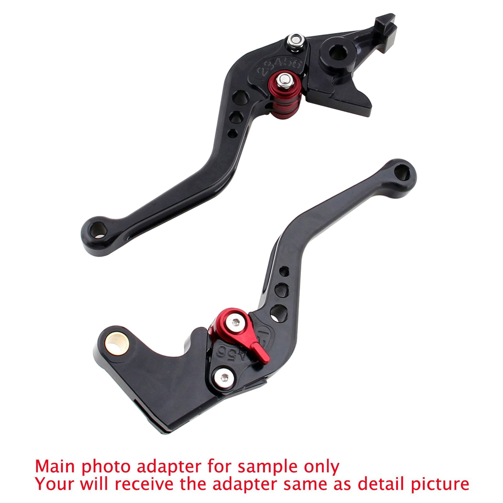 Nouveau levier de frein et d'embrayage court compatible avec YAMAHA XSR900 XSR900GP MT-09 MT-09SP 24-25