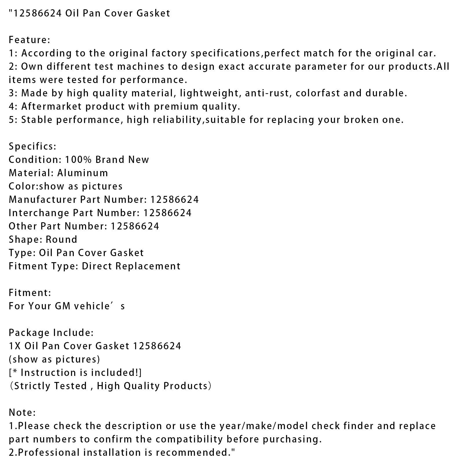 12586624 Tesnilo pokrova motorne gredi&olje