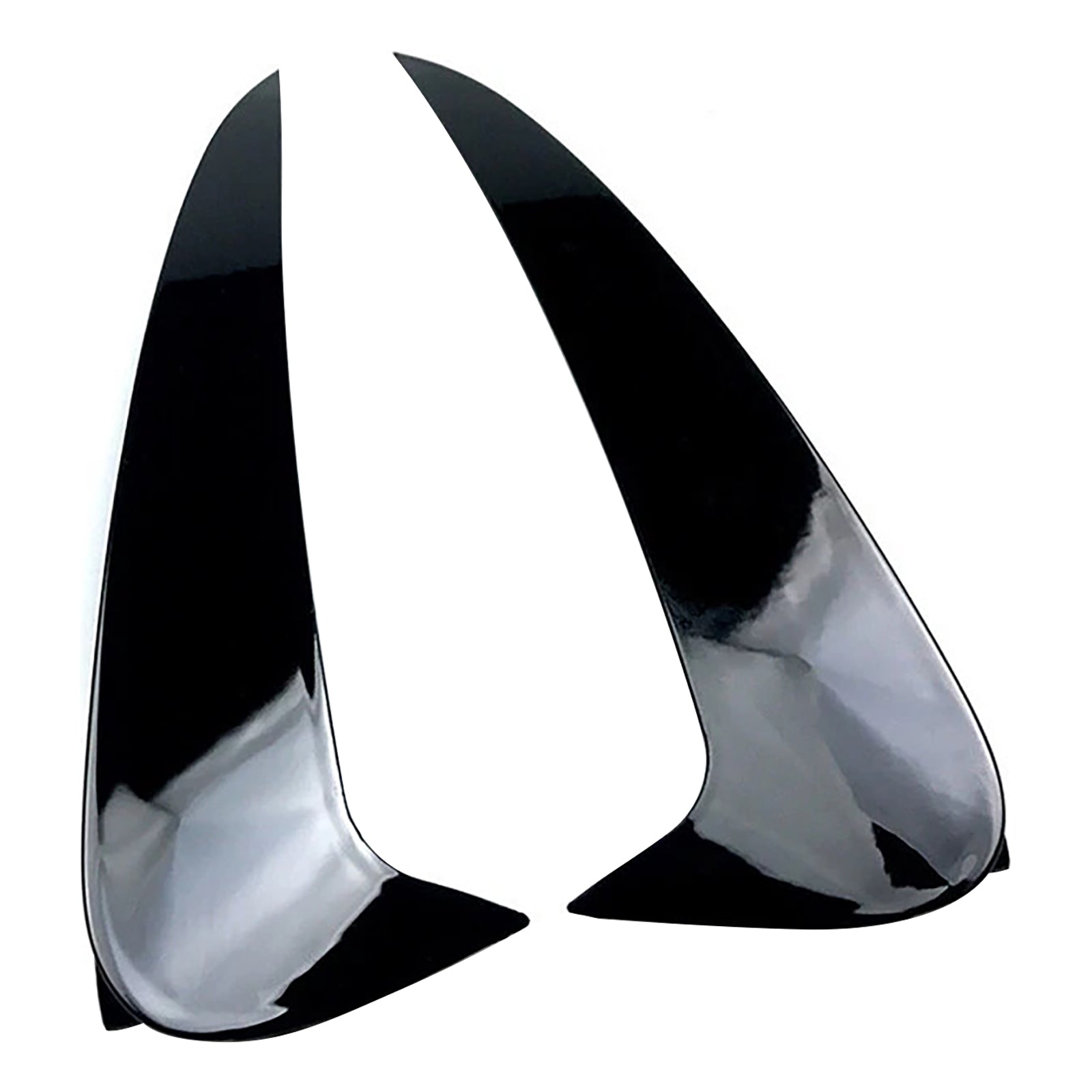 Copertura della presa d'aria posteriore nera lucida per Mercedes Classe C W205 C43 C63 2014-2019