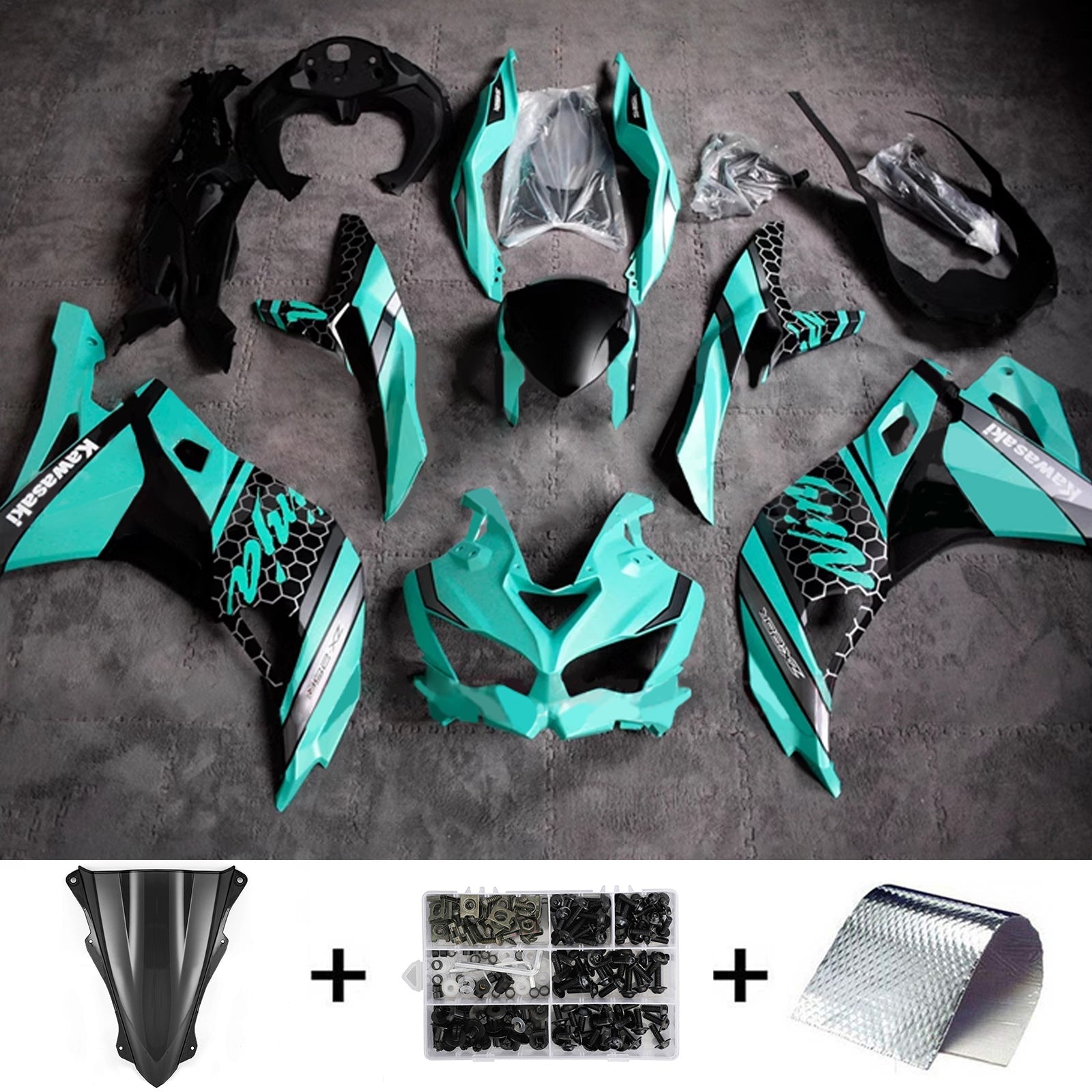 Kit Carenado Inyección Kawasaki Ninja ZX-25R ZX-4R ZX-4RR 2019-2024