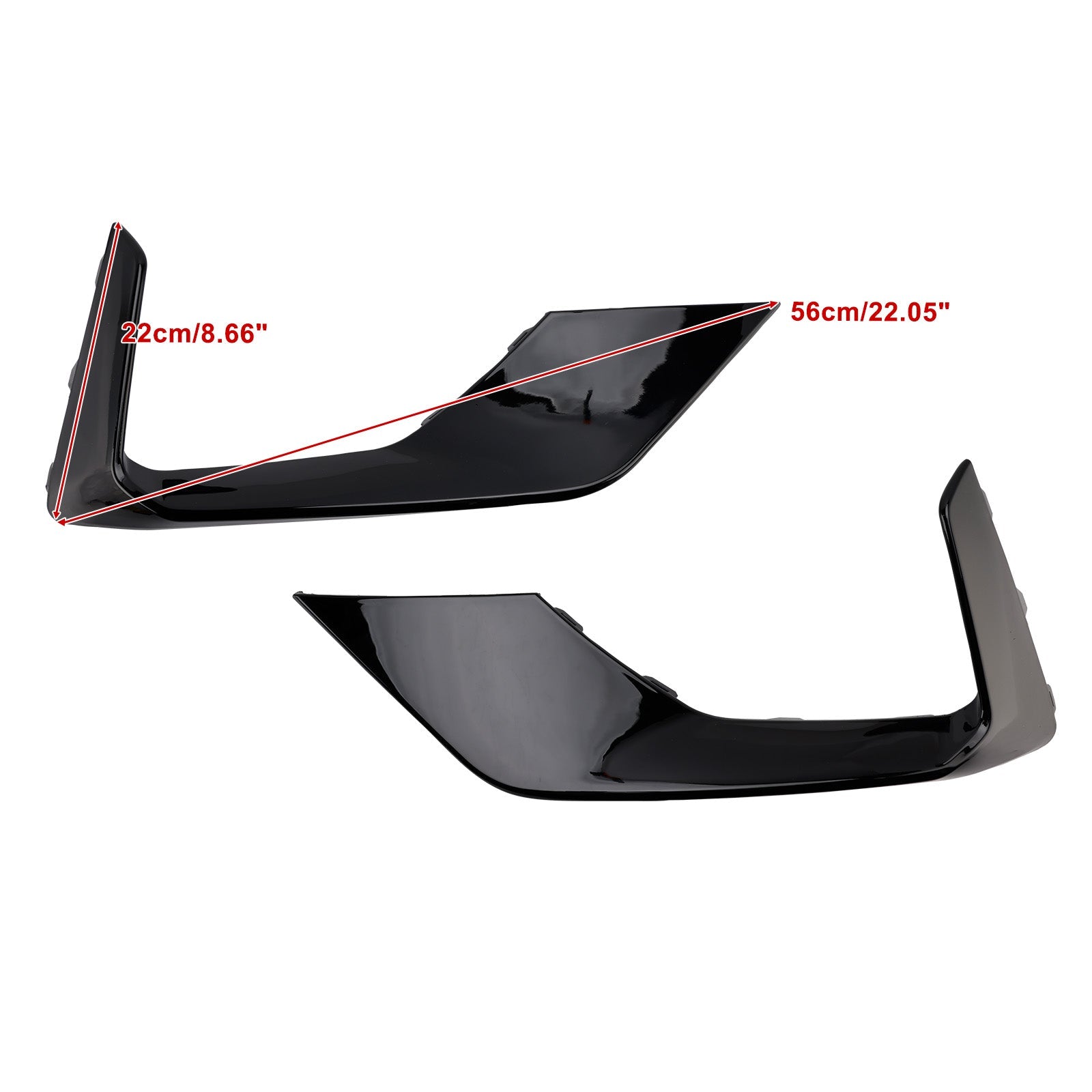 2018-2021 Ford Focus ST + ST Line MK4 - Sumuvalojen kehykset (2 kpl)