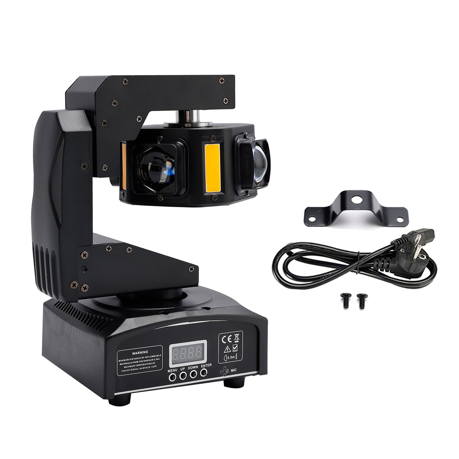 Projecteur Tête Mobile 6LED Faisceau 3 Axes Éclairage Scène DMX Spot Disco Fête