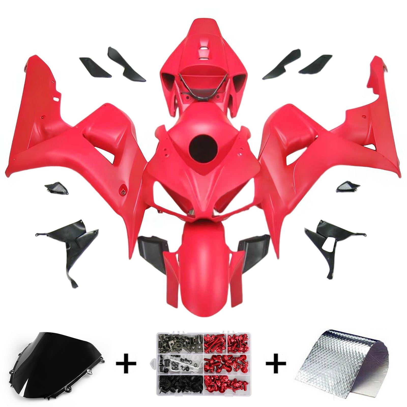 Kit de carénage par injection, carrosserie en plastique ABS pour Honda CBR1000RR 2006-2007