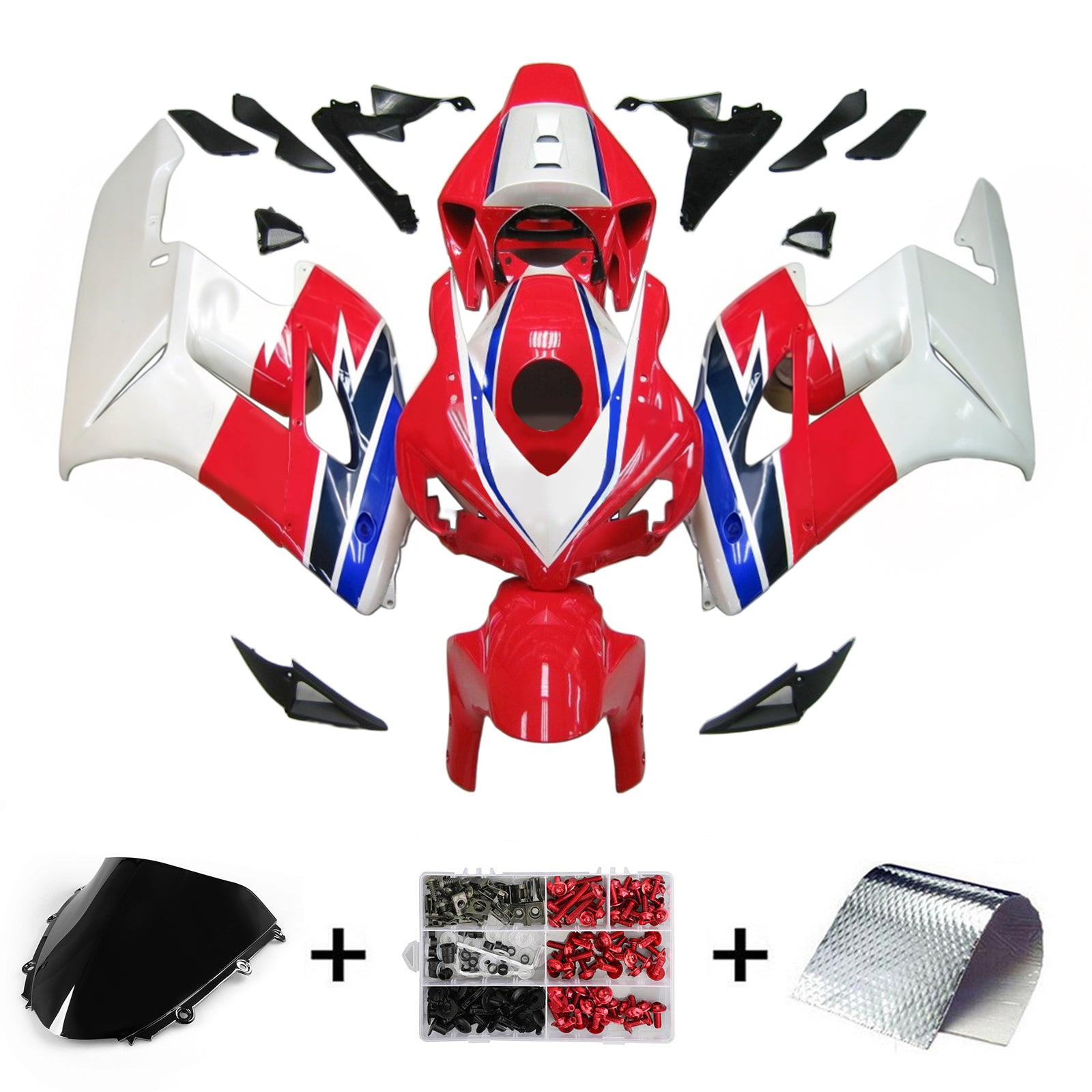 Kit de carénage par injection, carrosserie en plastique ABS pour Honda CBR1000RR 2004-2005