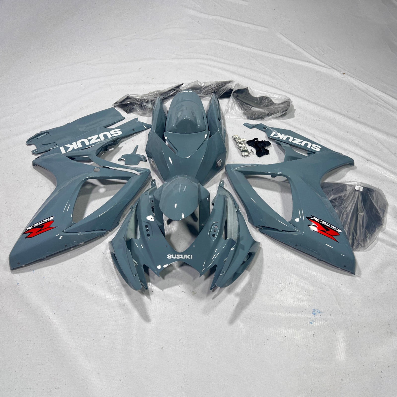 Kit de carénage injecté en plastique ABS pour Suzuki GSXR 600/750 2006-2007 K6