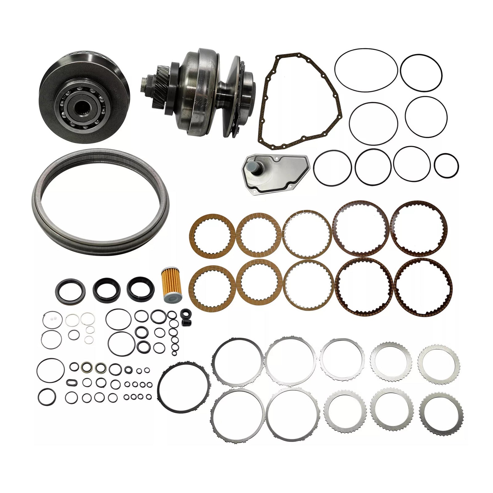 Kit de reconstruction de transmission principale et poulie avec courroie JF015E RE0F11A pour Mitsubishi Lancer L4 1,5 L 1,6 L 2013-2015