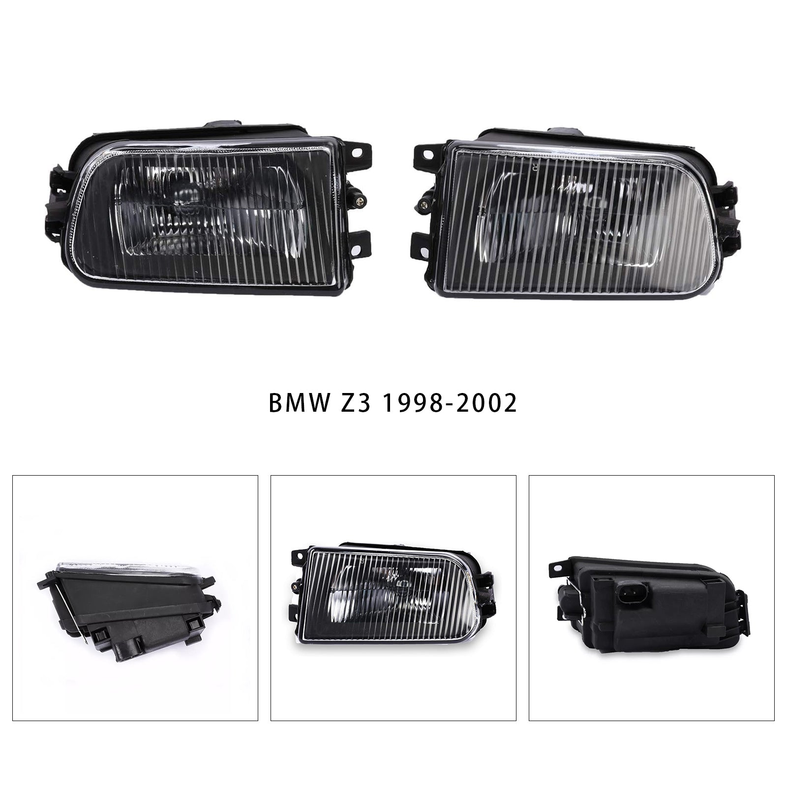Paire de feux antibrouillard avant sans ampoules pour BMW E39 Série 5 (1995-1998)