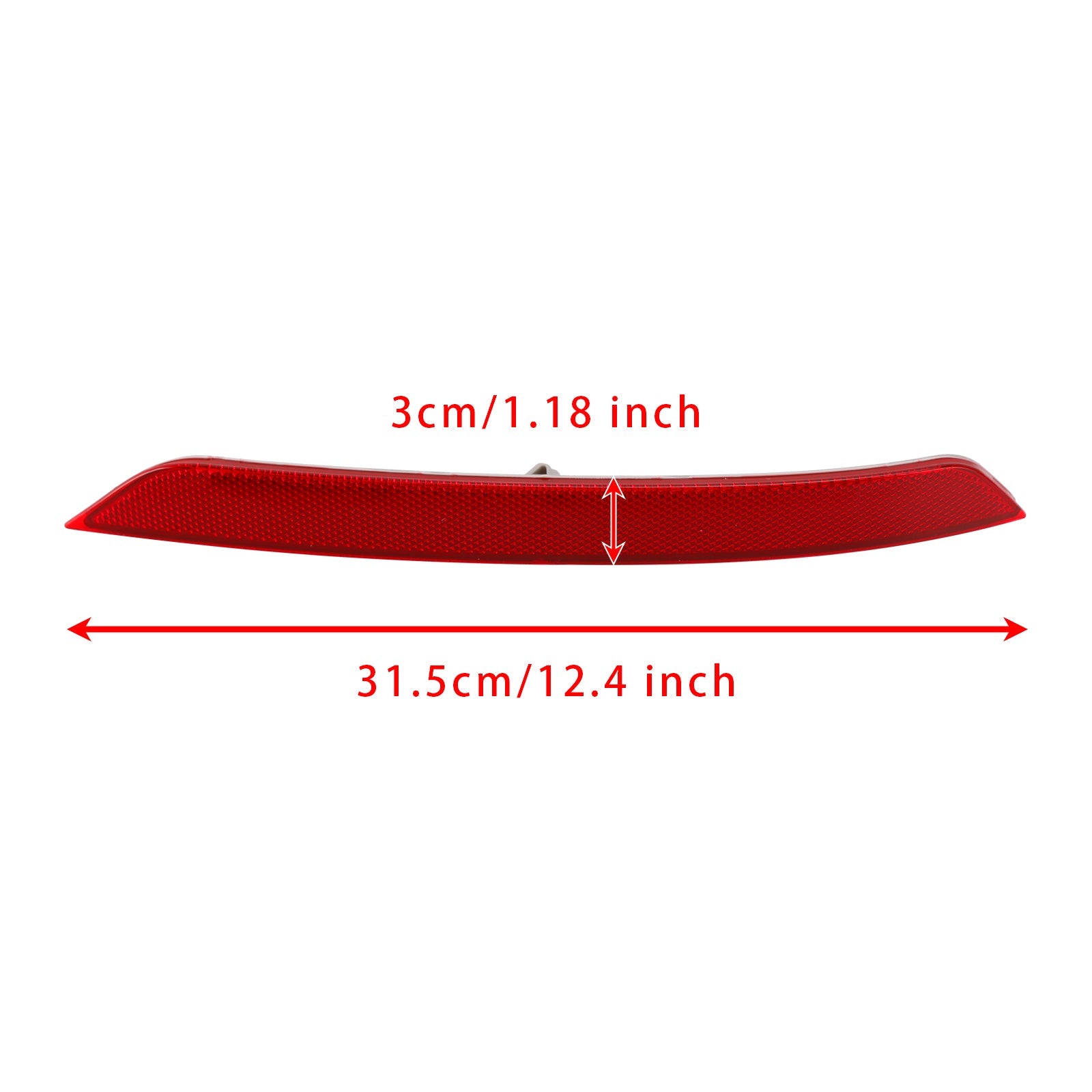 Reflector de parachoques trasero izquierdo y derecho rojo para GMC Terrain 2018-2024