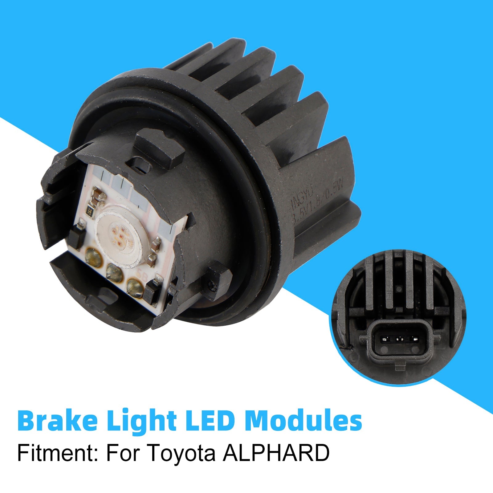 LEDMK-03 13,5 V 1,8/0,5 W 3-3 perni per la Toyota Alphard