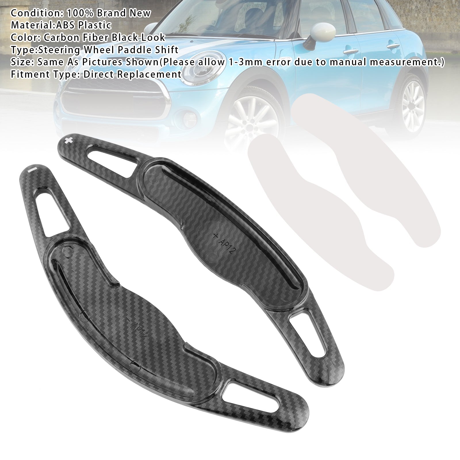 Extension de palettes de changement de vitesse au volant pour Mini F54 F55 F56 F57 F60 2014-2022