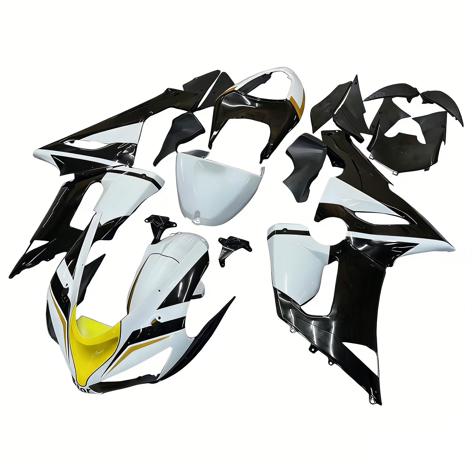 Injection carénage kit carrosserie plastique ABS fit pour Kawasaki ZX6R 636 2005-2006