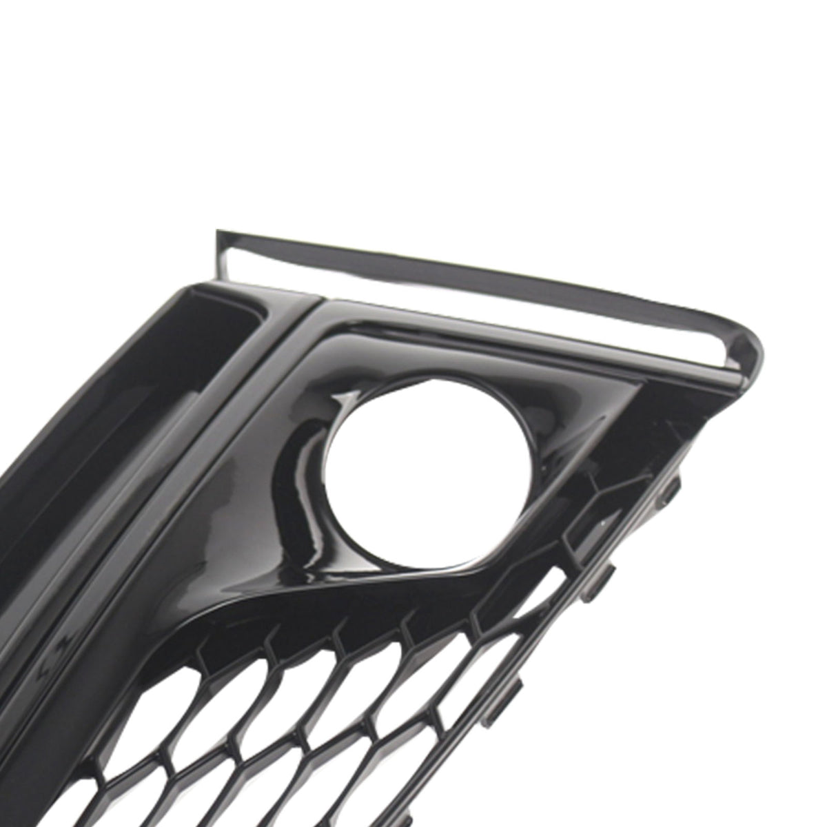 2PCS Front Bumper Fog Light Grille Cover Pour Audi A5 S5 S-Line 2018-2019