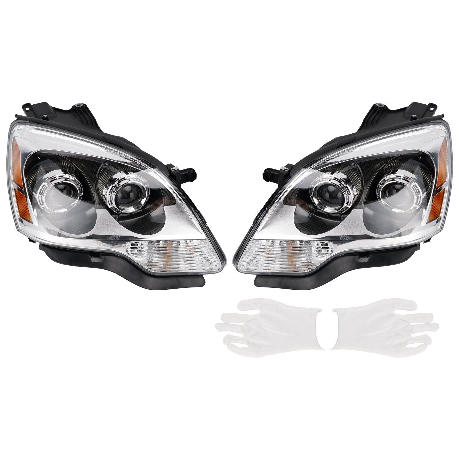 Phares HID gauche et droit pour GMC Acadia (2007-2012) - Références : 22938888 et 22938889