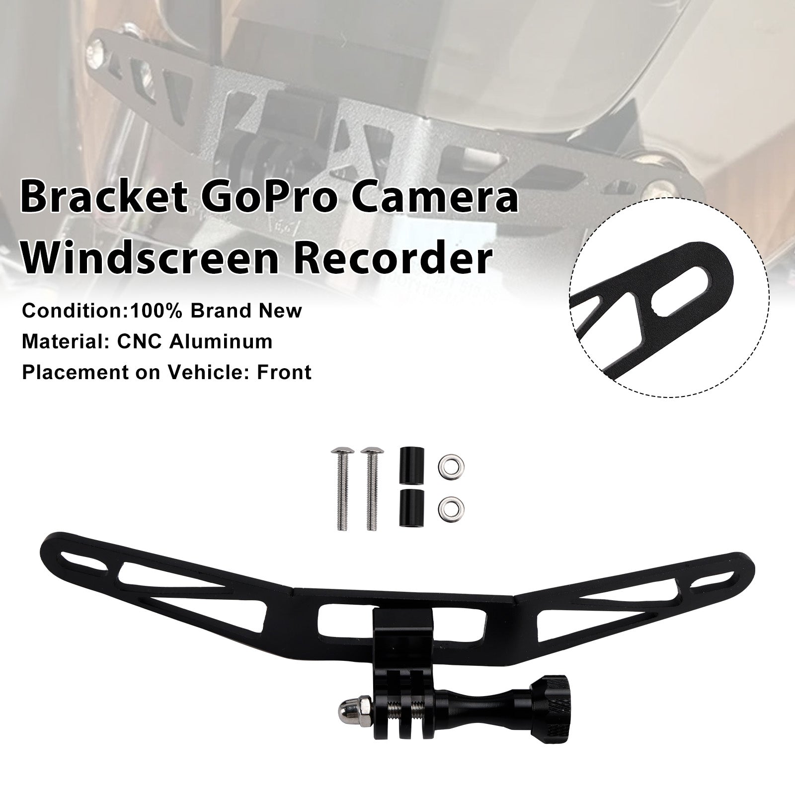 GoPro Camerahouder voor BMW R1300GS S1000XR F900XR F850GS Voorruit