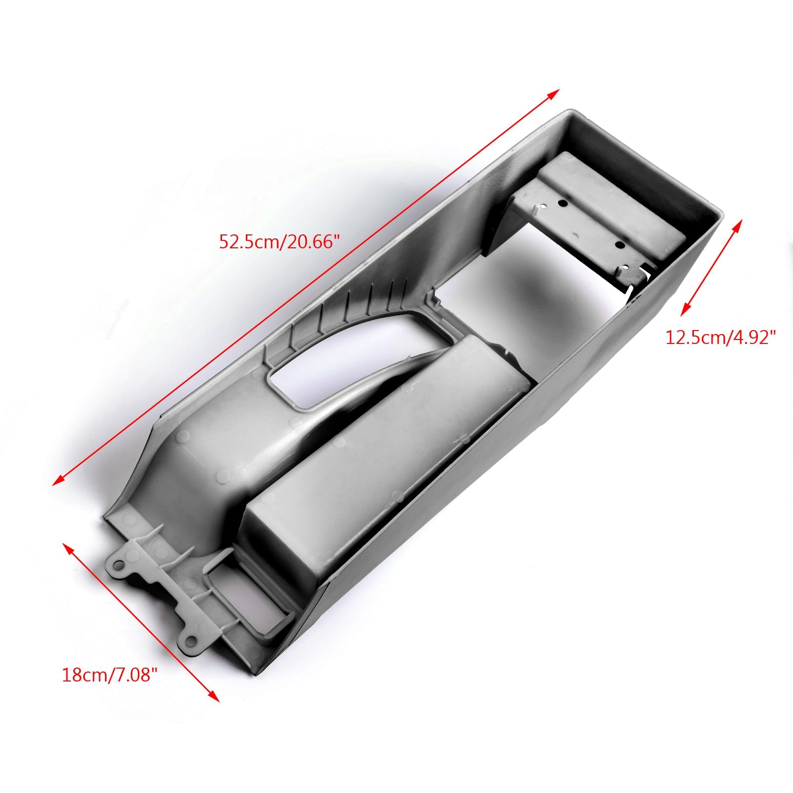 Garniture de Repose-bras de Console Centrale Grise pour BMW E46 325i 328i 02-06 51168213680