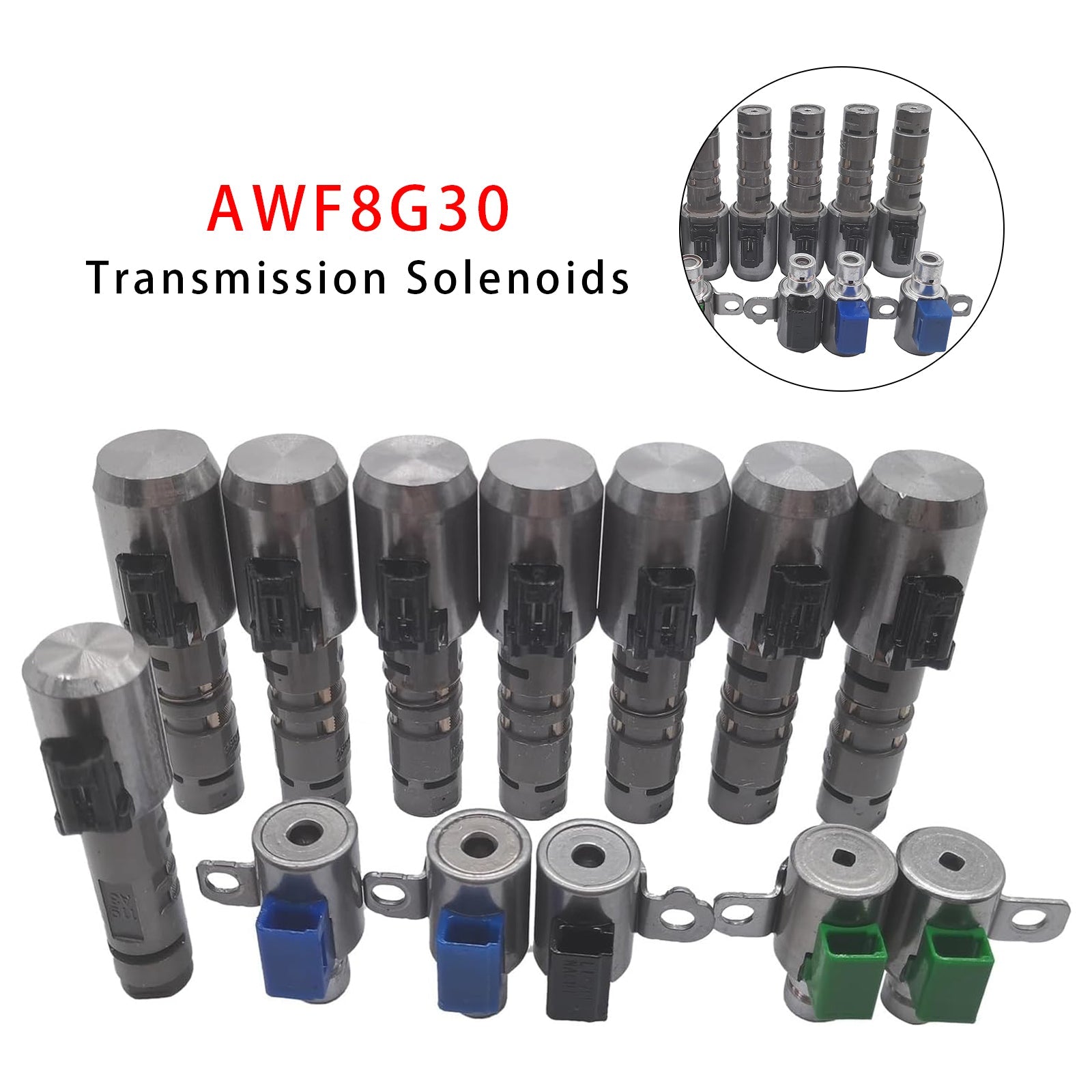 8G30 Pour Citroën C4 C5 Transmission 8G30 13 pièces Solénoïdes de transmission