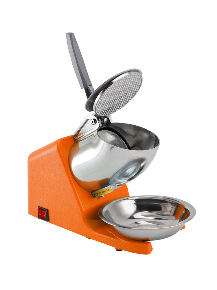 Broyeur à Glace Électrique 500W - Capacité 65 kg/h - Double Lame Aluminium - Prise UE