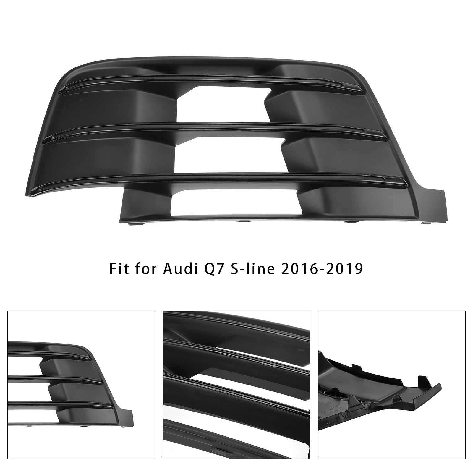 Origineel anti-grip lichtrooster aan de rechterkant voor Audi Q7 S-Line 2016-2019 4M0807682D