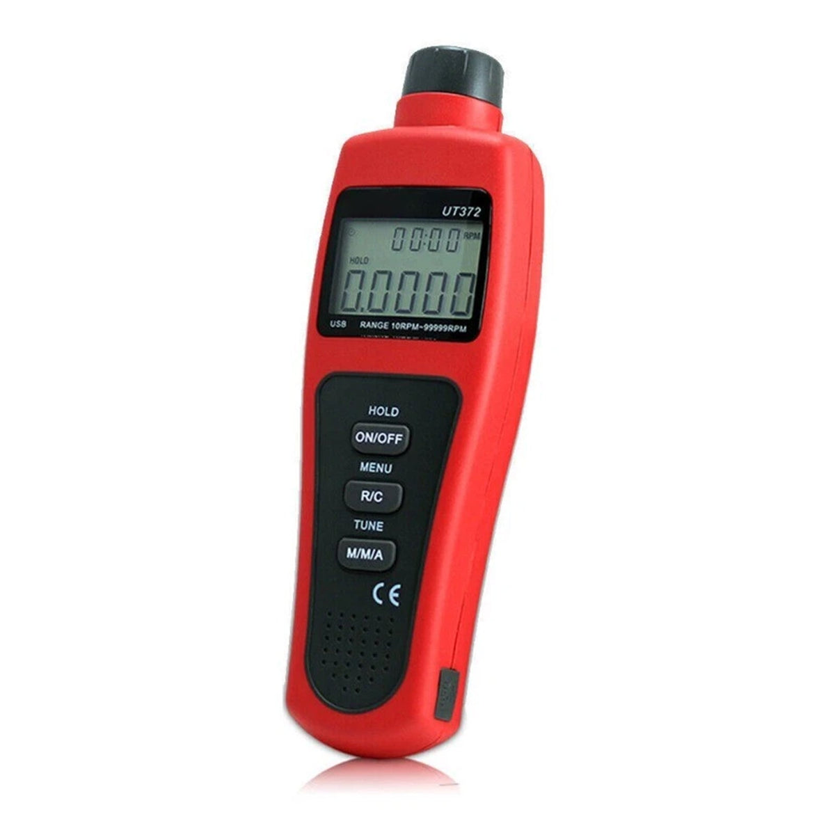 Tachymètre numérique laser sans contact UT372, mesure de vitesse de rotation jusqu'à 99 999 tr/min