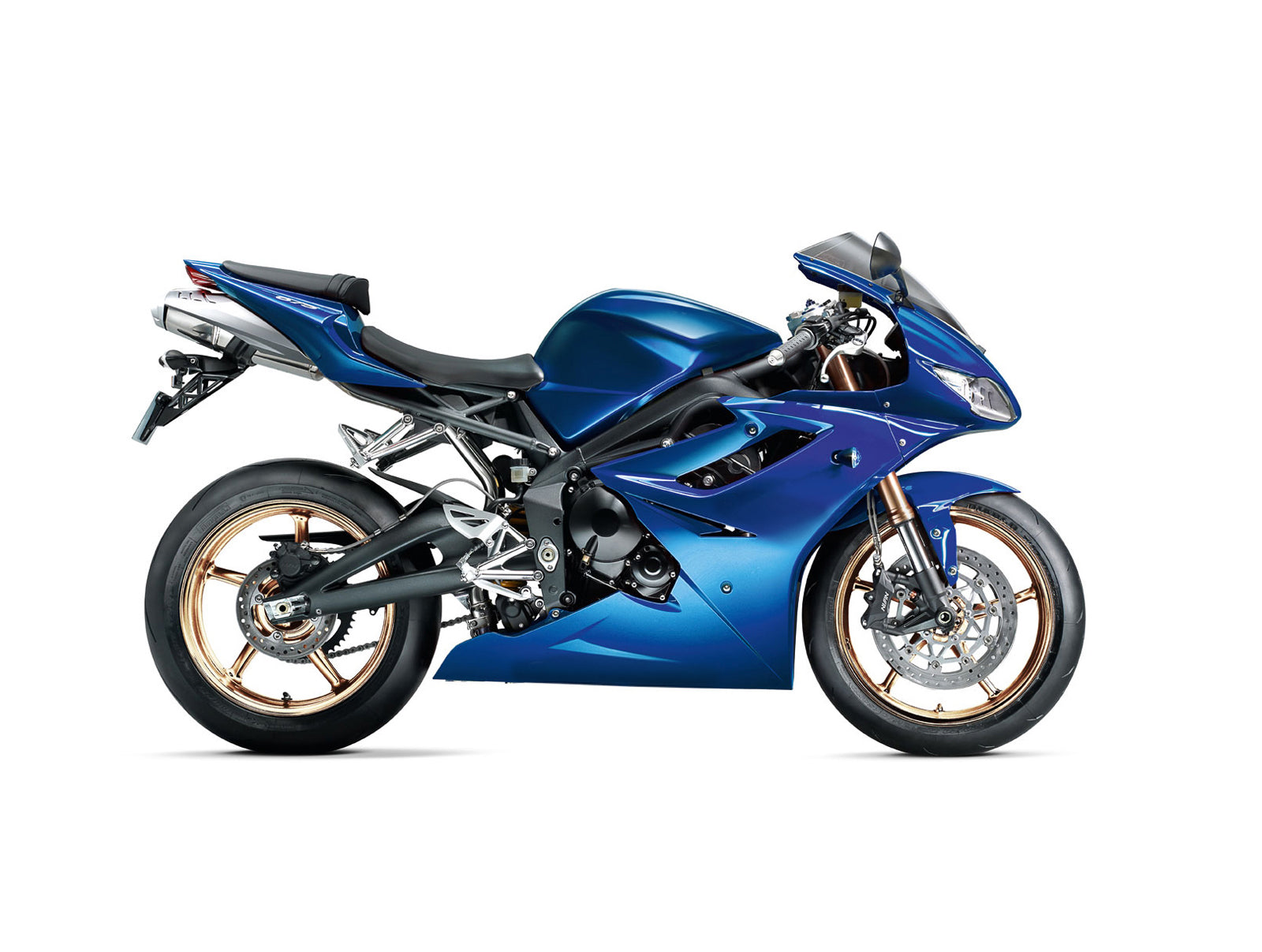 Kit de carénage complet en ABS injecté pour Triumph Daytona 675 2009-2012