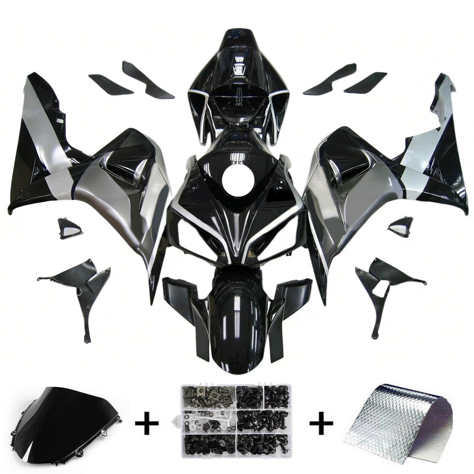 Kit de carénage injecté en plastique ABS pour Honda CBR1000RR 2006-2007