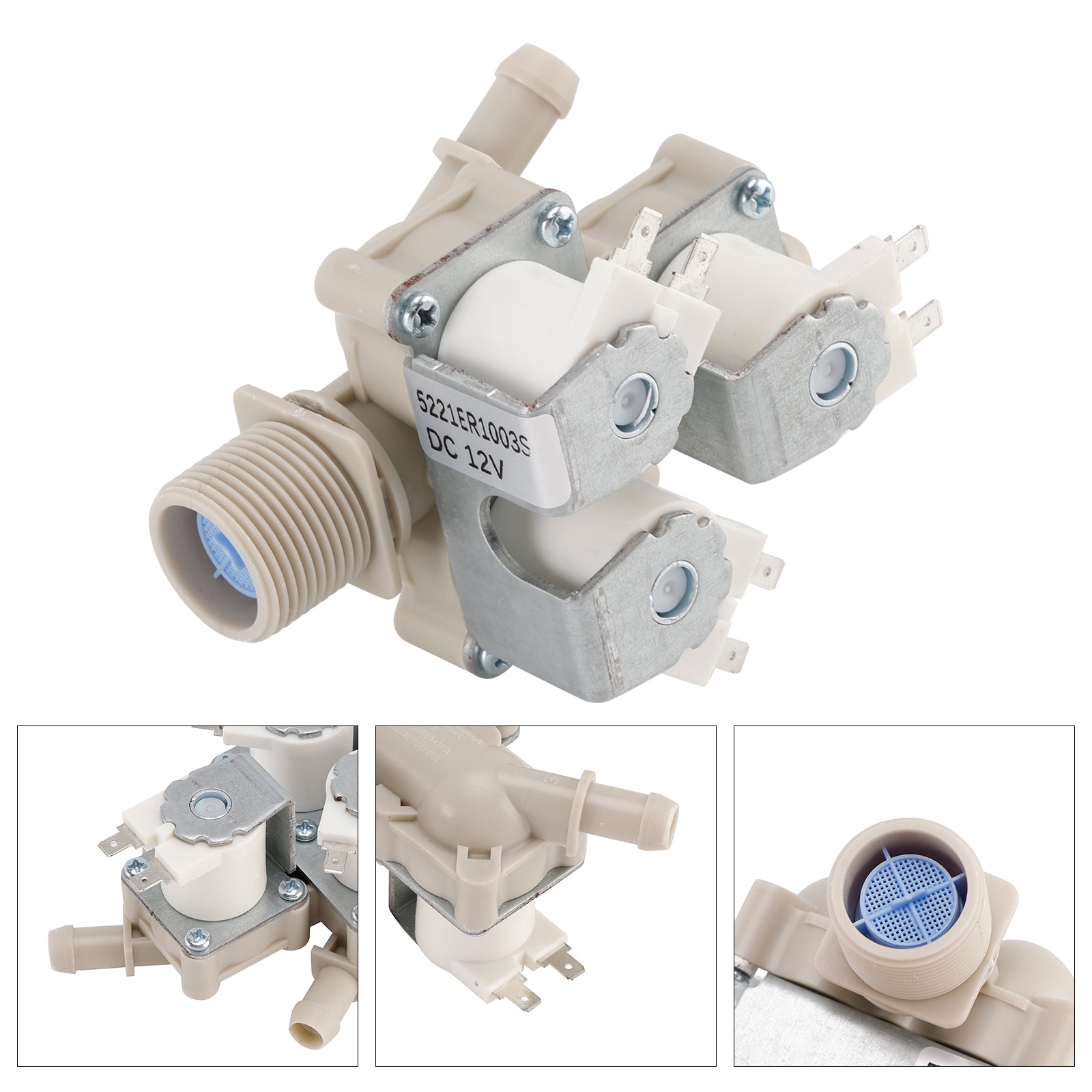 Vanne d'arrivée d'eau froide pour lave-linge LG 5221ER1003S 4869496 AP6798394