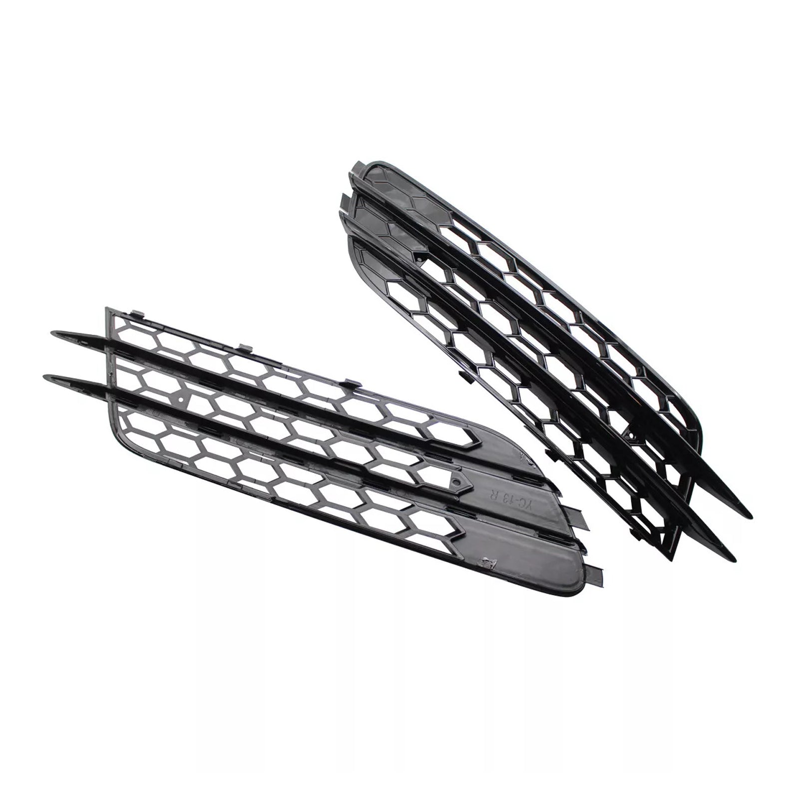 Black Honeycomb Fog Protective Grid voor Audi A4 C7 2012-2015 Front bumper
