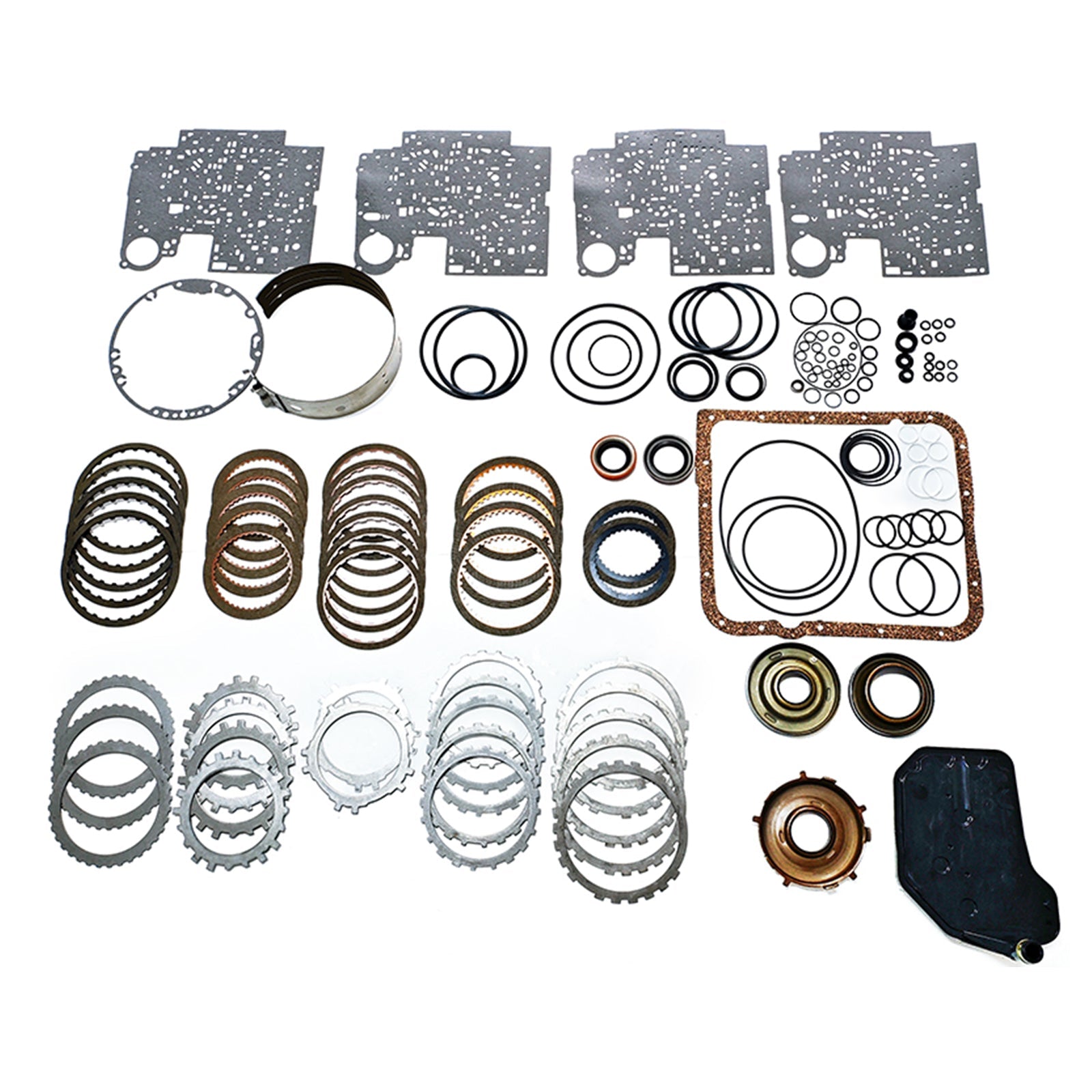 Kit de reconstrucción Super Master para transmisión GM 4L60E de 2004 en adelante con aceros y pistones