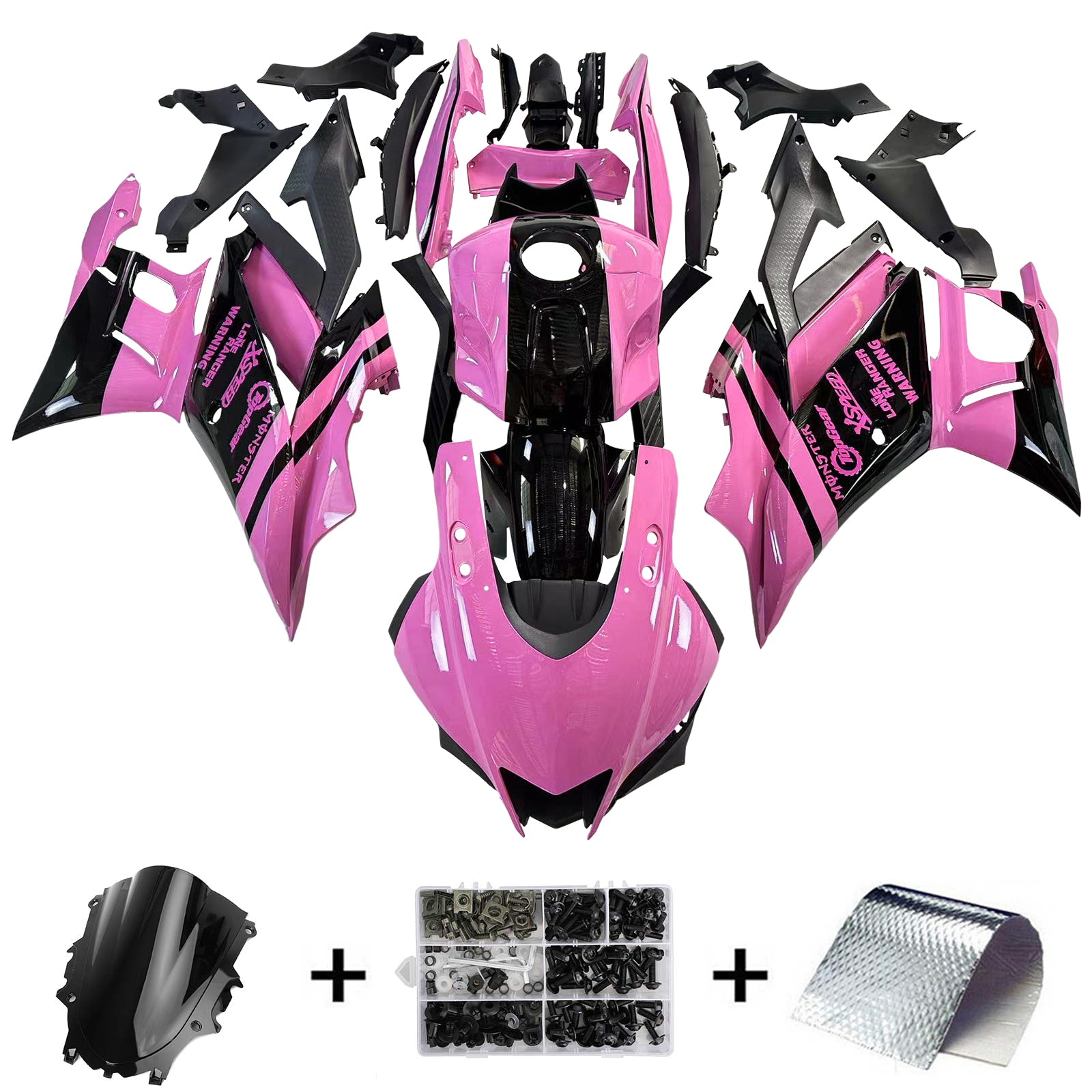 ABS Plastic Kairing Kit voor Yamaha YZF R3 R25 2022-2024