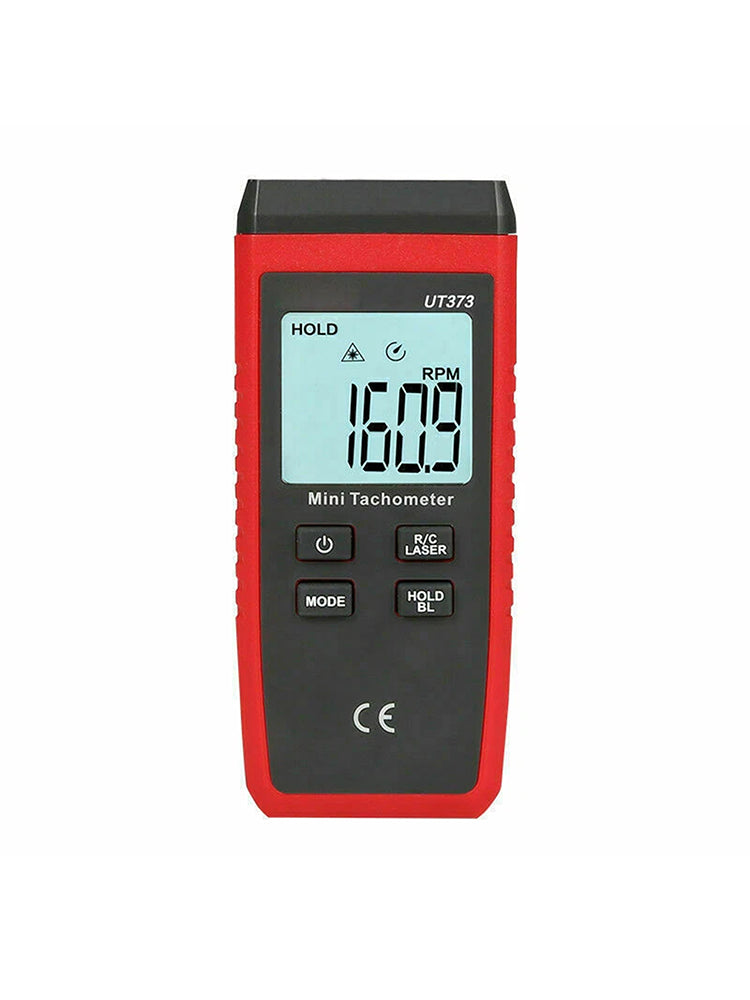 Tachymètre laser numérique sans contact UT373 avec écran LCD et mini-testeur de vitesse (RPM)
