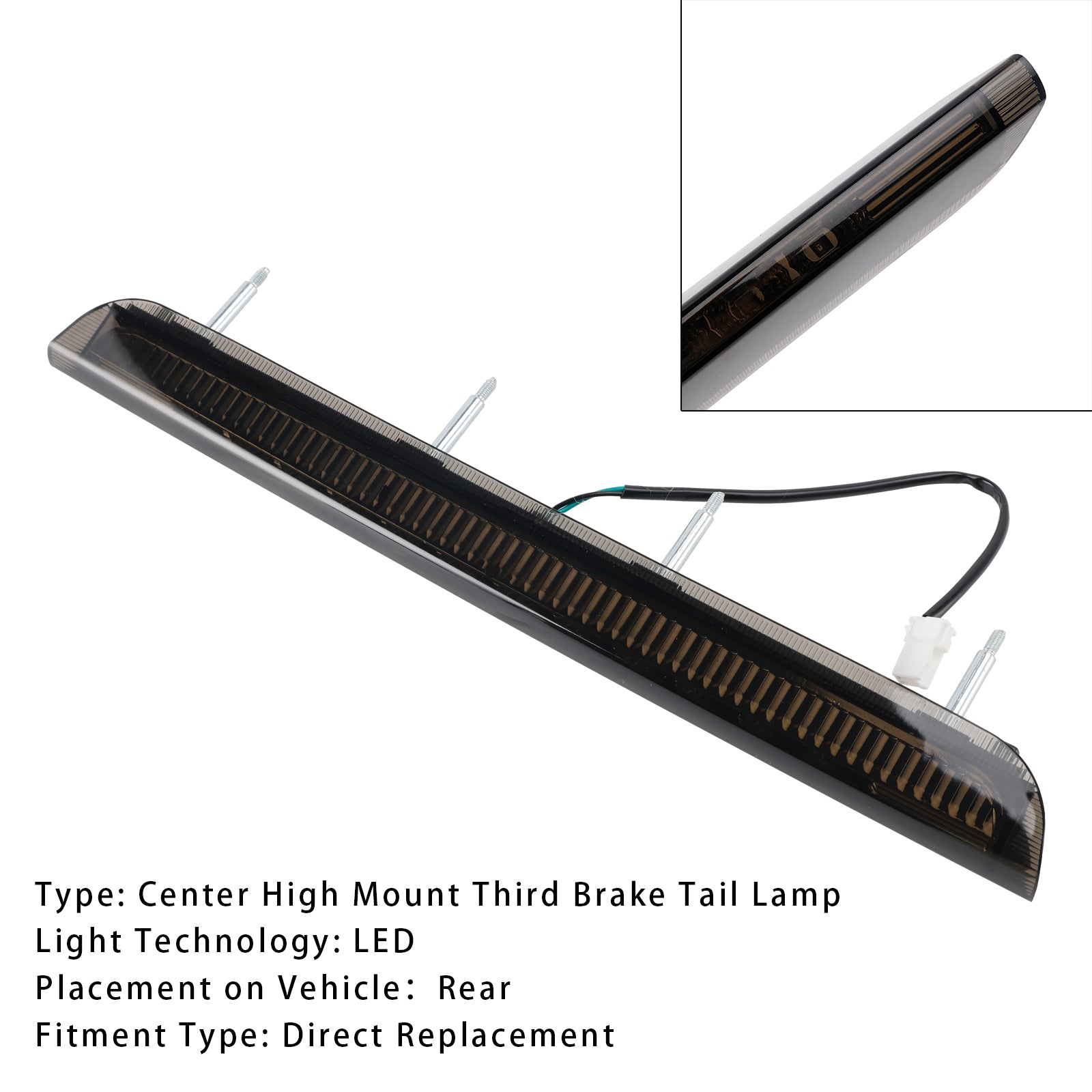 Talena trasera LED al 92700-C5000 BLK para Kia Sorento 2015-2019