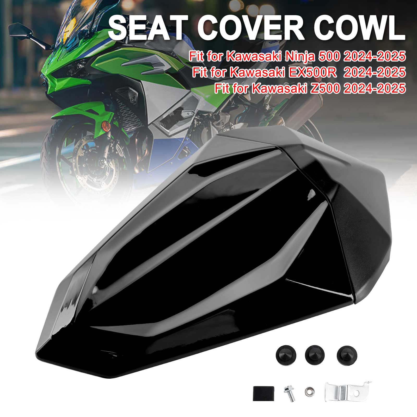 Zadnji sedlo karalni pokrov za Kawasaki Ninja 500 EX500R Z500 2024-2025