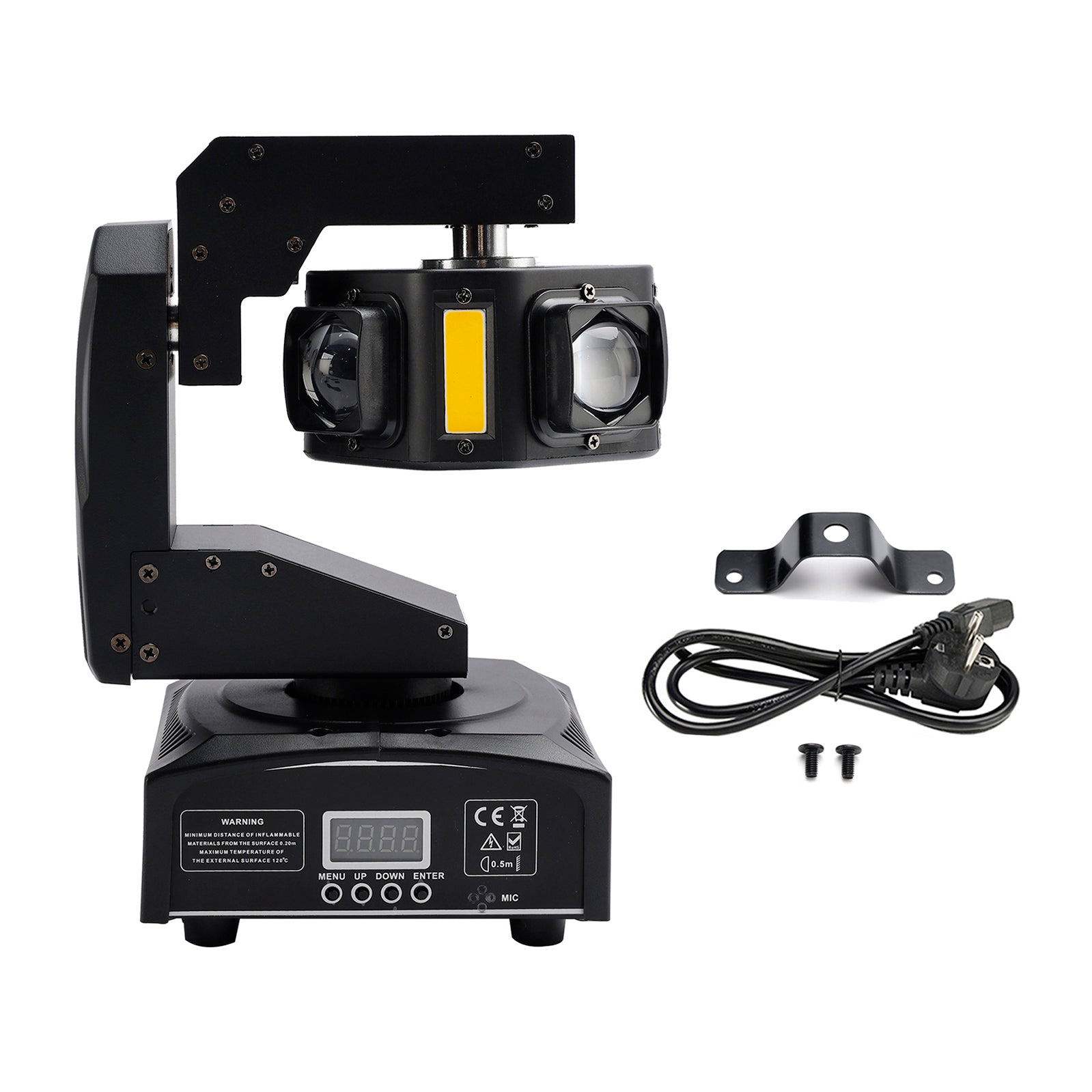 Projecteur Tête Mobile 6LED Faisceau 3 Axes Éclairage Scène DMX Spot Disco Fête