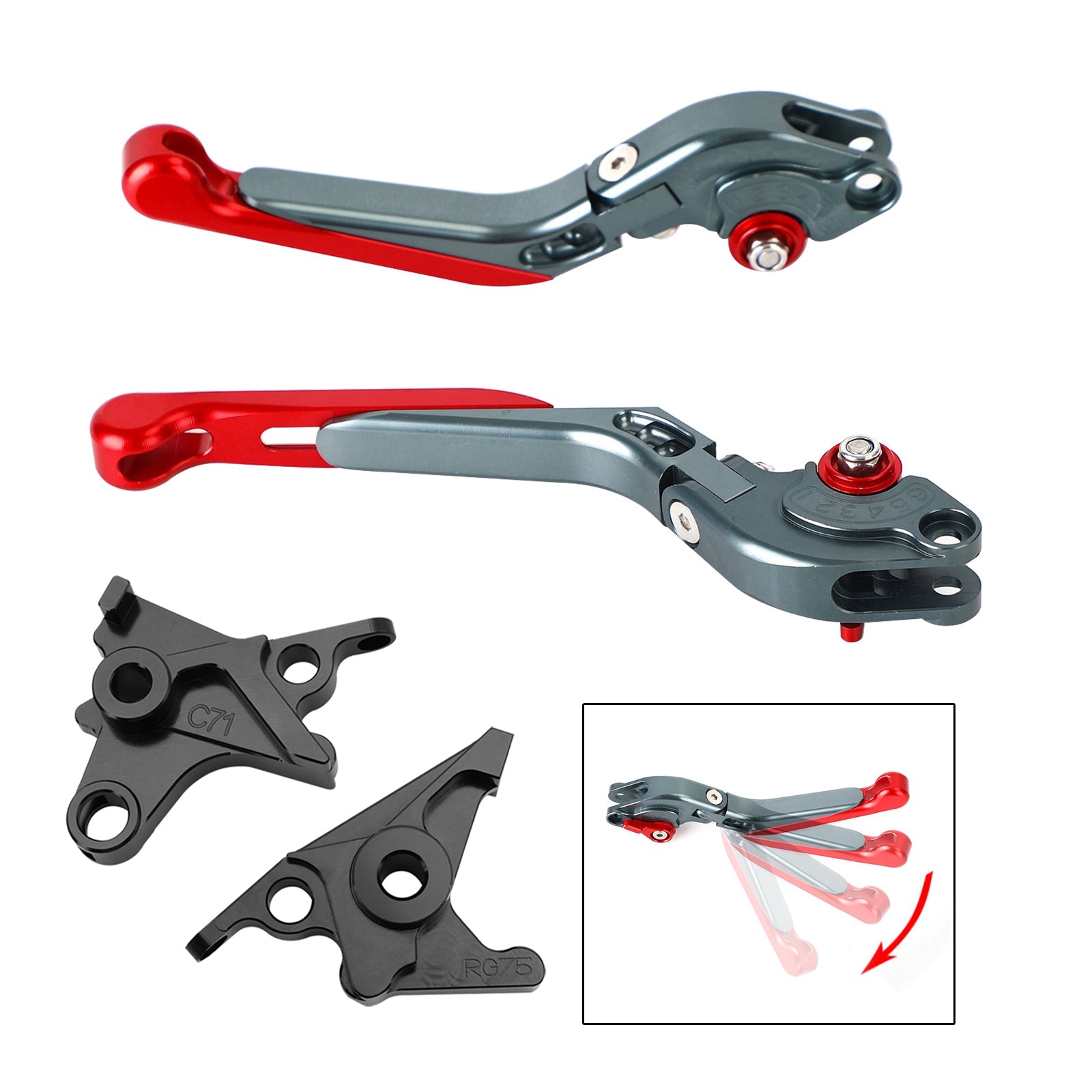 Levier de frein d'embrayage réglable pour BMW R NINE T /PURE/RACER 2017-2023