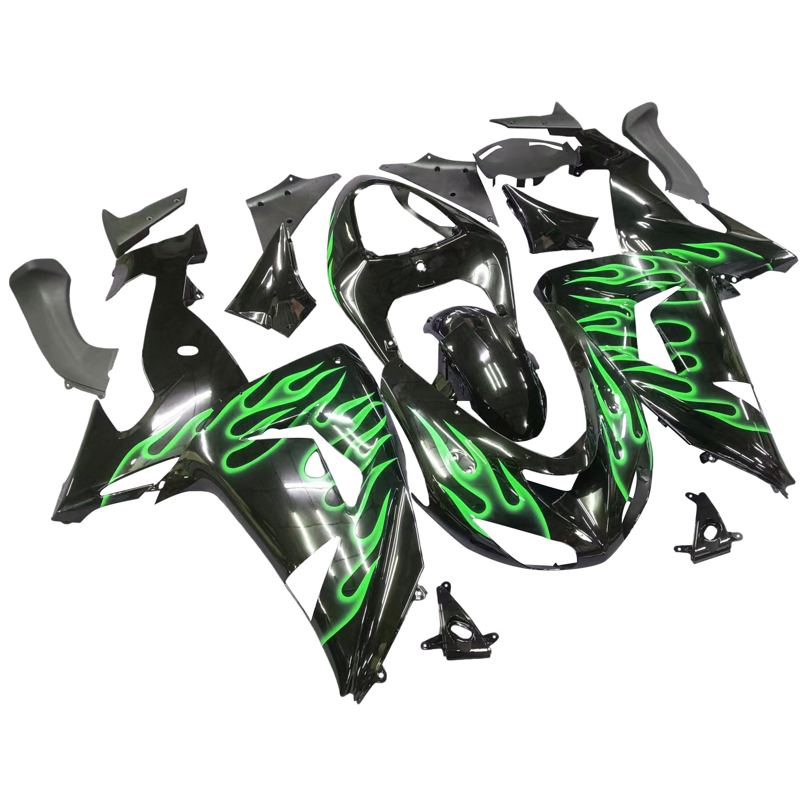 Kit de carénage en plastique ABS pour Kawasaki ZX10R 2006 2007